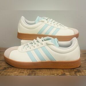 Adidas VL Court Base White Halo Mint Women’s Size 7 Shoes JI1767